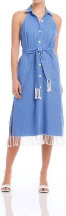 Fifteen Twenty Sara Dress In Chambray