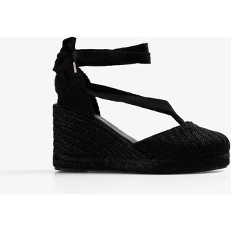 Scalpers Black Yute Sandal at Nordstrom, Size 38