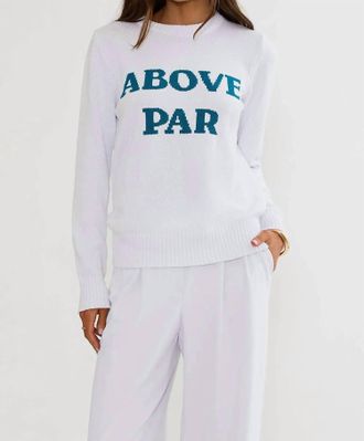 Beach Riot Jolene Fairway Sweater In Above Par