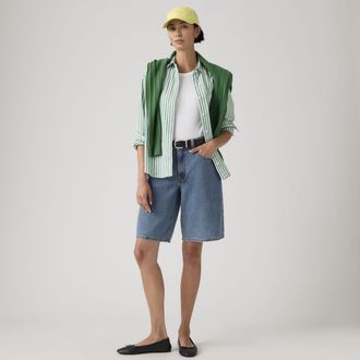 Levi's Baggy Dad Jorts - Womens - 23 - Blue