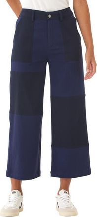 Threads 4 Thought Pamela Patchwork Wide Leg Crop Pants in Stargazer at Nordstrom, Size X-Small