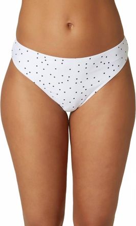 O'Neill Sandys Saphira Dot Bikini Bottom In White