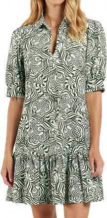 Jude Connally Tierney Dress In Hidden Tiger Cream