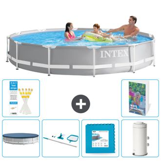 Intex Piscina Prism Frame Redonda - 366x76 Cm - 7-piezas S17