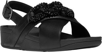 FitFlop FitFlop Lulu Beaded Chain Leather Back Strap Sandal