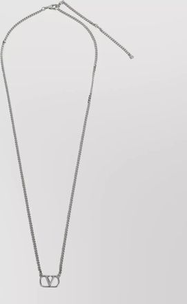 Valentino Garavani adjustable chain design necklace refined length