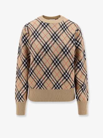 Burberry Maglia in lana con motivo Burberry Check - BURBERRY - gender_Woman