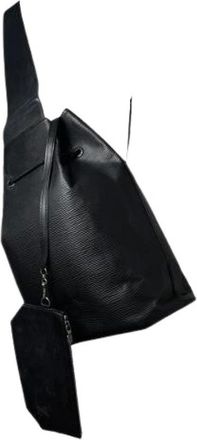 Louis Vuitton Pre-owned Bucket Bags, female, Black, Size: ONE SIZE Pre-owned Leather Bucket Bag