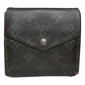 Louis Vuitton Vintage Wallets, unisex, Brown, ONE SIZE, Pre-owned Leather Wallet