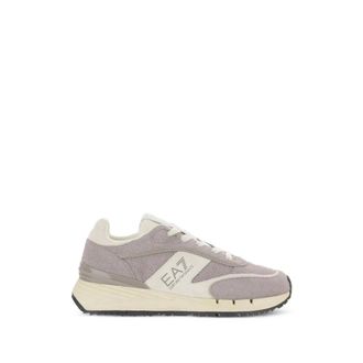 Emporio Armani OTG Velo Sneakers - Heren - Schoenen - Grijs - Maat: 39 EU Leer