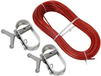 OEM Kit Di Verricello Per Telo Di Copertura Invernale Per Piscina Fuori Terra: 2 Tenditori In Acciaio Inox, Fissaggio Sicuro E Facile