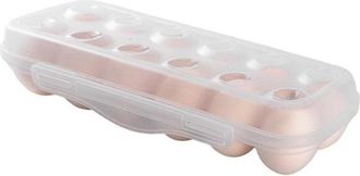 OEM Huevera Transparente Con Tapa Para 12 Huevos - Apta Para Lavavajillas, Sin Bpa, Con Cierre De Clip, 30x11x6cm