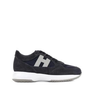 Hogan Interactive Allacciato - Heren - Sneakers - Blauw - 42 EU - Leer - Schoenen