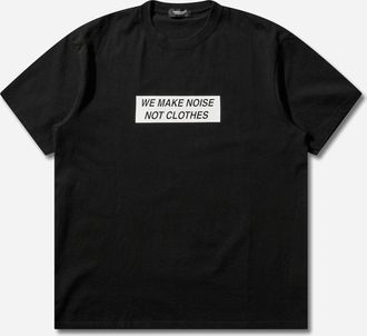 Undercover Men s We Make Noise Not Clothes Signature T-Shirt Black