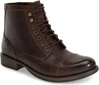 Eastland High Fidelity Cap Toe Boot in Dark Brown at Nordstrom, Size 11.5
