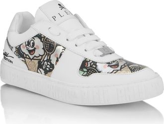 Philipp Plein Low-Top Sneakers 3D Ice Cream Unisex in White at Nordstrom, Size 37