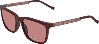 DKNY Ladies Red Rectangular Sunglasses NY510S 605 55