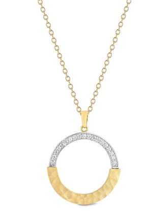 I.Reiss Company 14K 0.12 Ct. Tw. Diamond Necklace