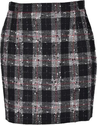 Alessandra Rich Mini Skirt - Black