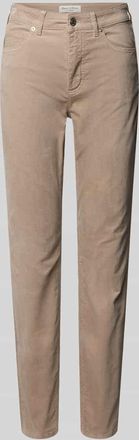 Marc O'Polo Slim Fit Stoffhose aus Baumwoll-Mix Modell ALKEA in Stein, Größe 26/32