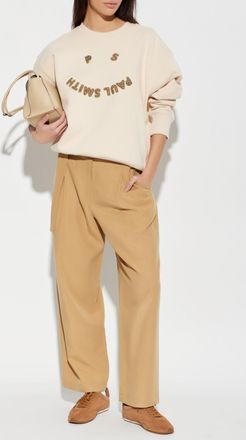 Paul Smith Sweatshirt With Logo, Womens, Cream