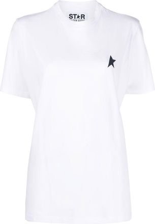 Golden Goose logo-print cotton T-Shirt - women - Cotton - M - White