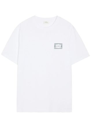 Les Deux Italian Logo-print Cotton T-shirt - White - XL