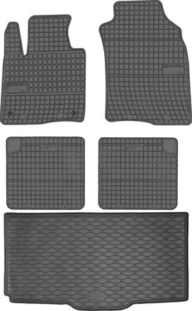 OEM Fiat Panda Hatchback Desde Marzo De 2012. Juego De Alfombrillas De Goma Para Coche Y Alfombrilla Para Maletero