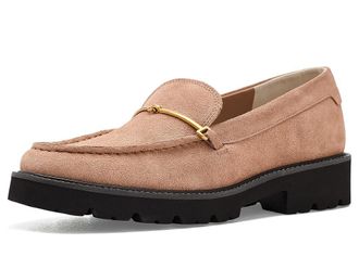 Franco Sarto Senna Womens Dress Flat Shoes Sunset Blush Suede : 7.5 M, Faux Leather