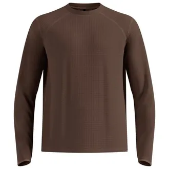 Odlo Mid Layer Cubic Laufshirt f&uuml;r Herren | braun