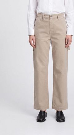 P.A.R.O.S.H. P. A.R. O.S. H. Pantaloni straight a vita alta in cotone stretch