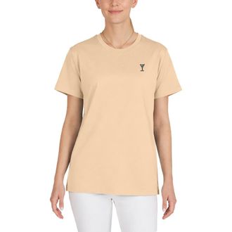 Dalix Womens Martini Lightweight Relaxed Jersey Tee in Sand at Nordstrom, Size Xx-Large