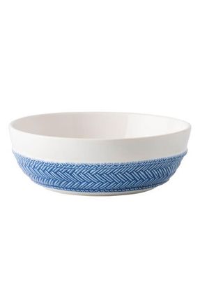 Juliska Le Panier Coupe Bowl in Whitewash/Delft Blue at Nordstrom
