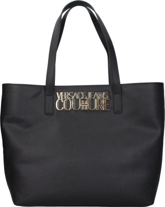 Versace Jeans Couture Borse a Spalla Couture Donna Poliuretano Nero