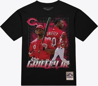 Mitchell & Ness Mens Mitchell & Ness Ken Griffey Jr. Black Cincinnati Reds Legendary Collage Player T-Shirt at Nordstrom, Size X-Large