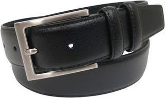 Brooks Brothers Stitched Pebble Leather Belt in Black at Nordstrom Rack, Size 32