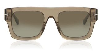 Tom Ford FT0711 FAUSTO 47Q Mens Sunglasses Brown Size 53