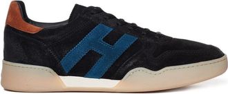 Hogan Black Suede H357 Sneakers