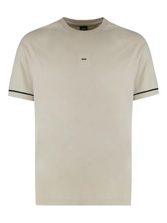 BOSS crew-neck T-shirt - Neutrals
