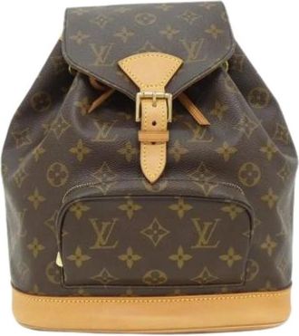 Louis Vuitton Pre-owned Backpacks, female, Brown, Size: ONE SIZE Pre-owned Vintage Monogram Backpack
