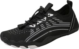 Generic Bathing Shoe Five Finger Water Shoes Quick Drying Non-Slip Bathing Barefoot Shoes for Beach Lightweight Breathable Cushioning Footwear with Laces Styl