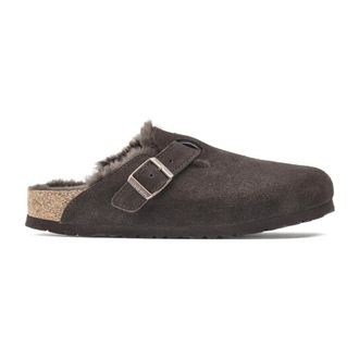 Birkenstock Boston VL shearling - Dames - Slip ons - Bruin - 36 EU - Leer - Schoenen