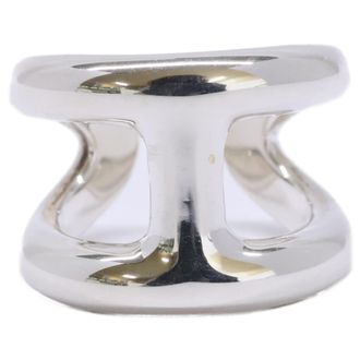 Herm&egrave;s Silver Silver 925 Band Ring (Pre-Owned)