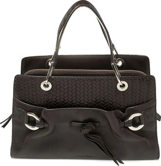 Lancel Borsa tote intrecciata - Marrone