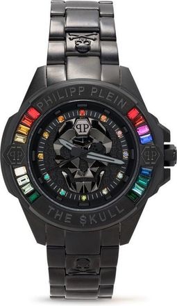 Philipp Plein The $kull 43mm quartz watch - unisex - stainless steel - One Size - Black