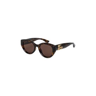 Gucci Zonnebrillen - Dames - Accessoires - Bruin - Maat: 52 MM