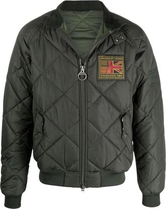 Barbour Merchant Gewatteerde Jas - Heren - Bomber jackets - Groen - 2XL - Jassen