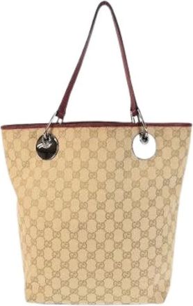 Gucci Pre-owned Bucket Bags, female, Beige, Size: ONE SIZE Pre-owned Vintage Bucket Bag