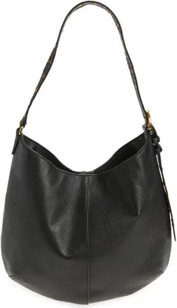 Rebecca Minkoff Naomi Leather Hobo Bag in Black at Nordstrom