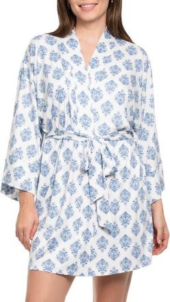 In Bloom by Jonquil Sevilla Foulard Double Knit Wrap in Ivory at Nordstrom, Size X-Large